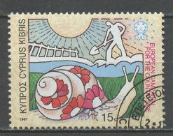 Chypre - Zypern - Cyprus 1987 Y&T N°684 - Michel N°688 (o) - 15c Le Monde Rural - Gebruikt
