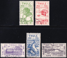 ARCTIC-ANTARCTIC, THULE 1935-36 AIR BASE ANNIVERSARY, USED - Sonstige & Ohne Zuordnung