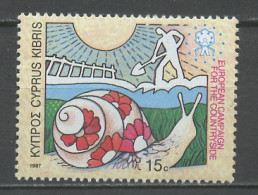 Chypre - Zypern - Cyprus 1987 Y&T N°684 - Michel N°688 *** - 15c Le Monde Rural - Unused Stamps