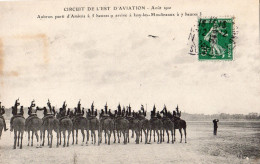 CIRCUIT DE L'EST D'AVIATION AOUT 1910 AUBRUN PARTI D'AMIENS A 5 HEURES A ISSY-LES-MOULINEAUX A 7 HEURES 3 - Issy Les Moulineaux