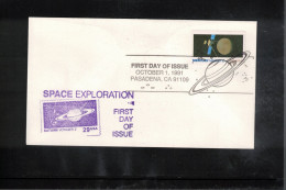 USA 1991 Space / Weltraum Space Exploration Interesting Cover FDC - Etats-Unis