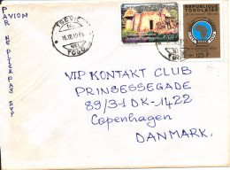 Togo Cover Sent Air Mail To Denmark 16-10-1995 Topic Stamps - Togo (1960-...)