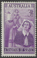 Australia. 1955 Nursing Profession Commemoration. 3½d MNH SG 287. M5139 - Mint Stamps