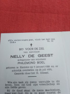 Doodsprentje Nelly De Geest / Hamme 9/1/1928 - 25/7/1976 ( Philemond Boel ) - Religione & Esoterismo