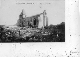 CHATELUS-LE-MARCHEIX L'EGLISE ET LE CIMETIERE - Altri & Non Classificati