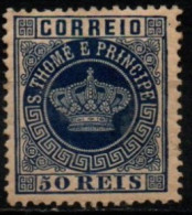 ST. THOMAS ET PRINCE 1884-5 * DENT 12.5 - St. Thomas & Prince