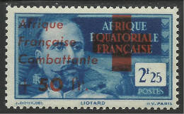 AFRIQUE EQUATORIALE FRANCAISE - AEF - A.E.F. 1943 YT 165* - Ongebruikt