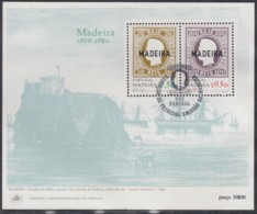 MADEIRA  Block 1, Gestempelt, 112. Jahrestag Der Ersten Markenausgabe Der Azoren,1980 - Madeira