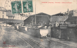 CRANSAC (Aveyron) - Estacades - Aciéries De France - Mines De Charbon, Wagons, Voie Ferrée - Voyagé 1910 (2 Scans) - Autres & Non Classés