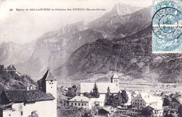 74 - SALLANCHES - Eglise Et Chateau Des Rubins - Sallanches