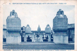 PARIS 1925 - Exposition Internationale Des Arts Decoratifs - Pavillon Manufacture De Sevres - Expositions