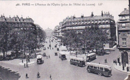 75 - PARIS - Avenue De L'opera ( Prise De L'hotel Du Louvre )  - Paris (02)