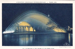 75 - PARIS - Exposition Coloniale 1931 - La Passerelle Des Palmes Et Les Ponts D'eau( Cachet De L'expo ) - Exhibitions