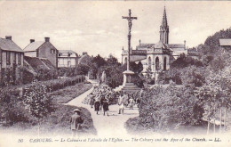 14 -  CABOURG - Le Calvaire Et L'abside De L'église - Animée - Cabourg