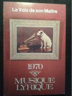 SCHUMANN CALLAS MARIANO GUETARY LA VOIX DE SON MAITRE EMI 1970 CATALOGUE LYRIQUE - Publicités