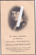 Louiza Goossens : Wetteren 1875 - Diegem 1948 - Devotion Images
