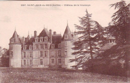 72 - Sarthe - SAINT JEAN Du BOIS -  Chateau De La Houssaye - Altri & Non Classificati