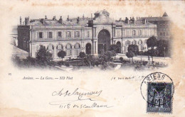 80 - AMIENS - La Gare - Carte Precurseur 1901 - Amiens