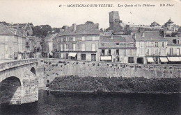24 - Dordogne -  MONTIGNAC Sur VEZERE - Les Quais Et Le Chateau - Montignac-sur-Vézère