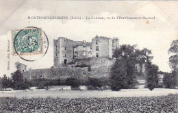 42 - Loire -  MONTROND Les BAINS - Le Chateau Vu De L'établissement Thermal - Autres & Non Classés