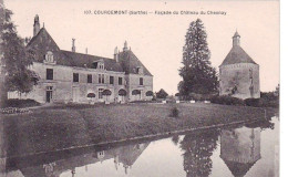 72 - Sarthe - COURCEMONT  -  Facade Du Chateau Du Chesnay - Altri & Non Classificati