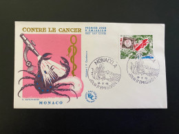 Enveloppe 1er Jour "Lutte Contre Le Cancer - Crabe" 13/05/1975 - 1014 - MONACO - FDC