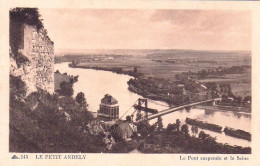 27 - LE PETIT ANDELY - Le Pont Suspendu Et La Seine - Les Andelys