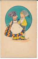 2247 - Jeune Couple - Collage De Timbres - Kinder-Zeichnungen