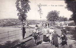 03 - Allier -  VICHY - Vue Sur L'Allier - Promenade A Dos D'ane - Vichy