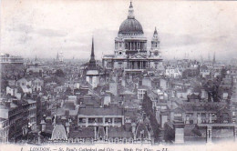 LONDON -  St Paul's Cathedral And City - Birds Eye View - Autres & Non Classés