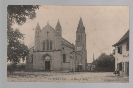 CPA - 38 - St-André-le-Gaz - La Place Et L'Eglise - Non Circulée - Saint-André-le-Gaz