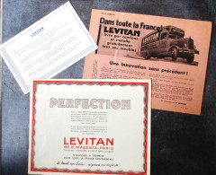 CATALOGUE De Meubles + 2 Publicités établissements  LEVITAN Vers 1930 - Advertising