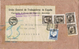 55276. Faja De Publicacion Certificado VALENCIA 1937. Guerra Civil. Sin CENSURA. U.G.T. - Covers & Documents