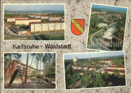 71961733 Waldstadt Karlsruhe Fliegeraufnahme Kinderspielplatz Karlsruhe - Karlsruhe