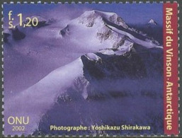 ARCTIC-ANTARCTIC, UNITED NATIONS GENEVA 2002 YEAR OF MOUNTAINS, 1.20fr ANTARCTICA** - Other & Unclassified