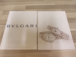 Reclame Advertentie Uit Oud Tijdschrift 2000 - BVLGARI Watches 18kt White Gold - Publicités