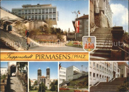 71961701 Pirmasens Treppenstadt Teilansichten Kirche Pirmasens - Pirmasens