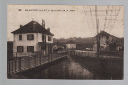 CPA - 38 - St-André-le-Gaz - Quartier De La Gare - Circulée En 1932 - Saint-André-le-Gaz