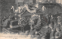 SAINTE-CROIX (Aveyron) - Obsèques De Maruéjouls, Député, Ministre, Le 25 Octobre 1908 - Le Deuil - Voyagé (2 Scans) - Autres & Non Classés