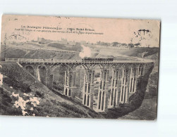 SAINT BRIEUC : Pont De Toupin Et Vue Générale Des Travaux D'art De La Ligne Départementale - état - Saint-Brieuc