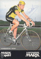 Vélo - Cyclisme - Coureur Cycliste Rony Vanmarcke - Team Mark Sport - 1983 - Cyclisme