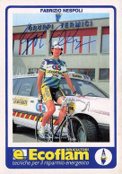 Vélo - Cyclisme - Coureur Cycliste Fabrizio Nespoli - Team GIS Ecoflan - 1988 - Cyclisme