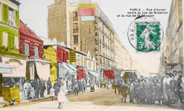 CPA - PARIS - Rue D'Avron Entre La Rue Buzenval Et La Rue De La Réunion - (XXe Arrt.) - 1909 - TBE - District 20