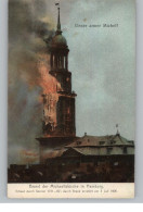 2000 HAMBURG, Brand Der Michaeliskirche 1906 - Mitte