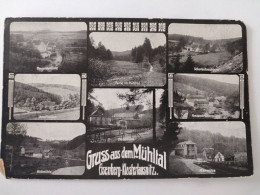 Gruss Aus Dem Mühltal, Eisenberg-Klosterlausnitz, 7x Mühlen, 1925 - Eisenberg