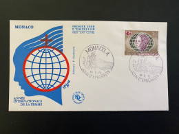 Enveloppe 1er Jour "Année Internationale De La Femme" 13/05/1975 - 1017 - MONACO - FDC