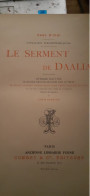 Le Serment De Daalia  Voyages Excentriques PAUL D'IVOI  Boivin Et Cie 1906 - Avontuur