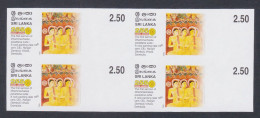 Sri Lanka 2006 MNH Imperf Proof, Buddhism, Monastery, Buddhist, Monks, Rock Painting, Religious Art, Temple, Block - Sri Lanka (Ceylan) (1948-...)
