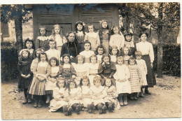 CLIPONVILLE - Carte Photo ,  Ecole De Filles - Sonstige & Ohne Zuordnung