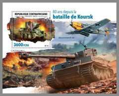 CENTRAL AFRICA 2023 MNH 80 Years Battle Of Kursk Schlacht Bei Kursk S/S I – IMPERFORATED – DHQ2422 - 2. Weltkrieg